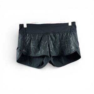 Lululemon Speed Up Shorts in Black with Design Size 4